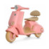 Мотоцикл M 6327L-8 (1шт) 1*6V5AH, 1*35W, MP3, USB, BLUETOOTH, TF, музика, світло, шкіра, рожевий - 1