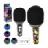 Мікрофон MIC630B (12шт) 21см, акум, світло, змінює голос, Bluetooth, AUXвх., USBзарядне, мікс видів, - 1
