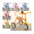 Велосипед М 5335 (8шт)3 колеса,6 цветов:красн,синий,голубой,желтый,оранж,розов,клаксон, 51-52-40см - 1