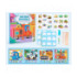 Логічна книжка C 75161 (80) транспорт, картки на липучках, водна розмальовка, водний маркер, сортер, - 1