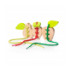 Розвиваюча гра-вязанка "Фрукти"/Wooden lacing toy set "Fruits" арт 14811 - 1