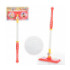 Набір для прибирання 35878 (18шт) швабра, 64см, муз, звук, світло, на бат-ці, в слюді, 28-68-6см - 1