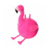 Мяч для фитнеса MS 2932 (12шт) с рожками, 45см, ткань, фламинго, 400г, в кульке, 23-24-13см - 1