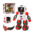 Робот 616-1 (12шт) р/к, 23см, муз, звук (англ), світло, танцює, програм, 2кол, бат, кор, 29-26-10см - 1