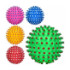 М'яч дитячий MS 4525 (60шт) 6 дюймів, масажний, 160-170г, мікс кольорів, у пакеті - 1