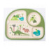 Посуда детская бамбук "Динозавры" 5пр/наб (2тарелки, вилка, ложка, чашка) MH-2773-4 (12наб) - 1