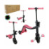 Самокат дитячий 3-х коліс арт. SC823 (1шт) 2В1- велобіг та самокат, колеса EVA,рожевий у короб. - 1